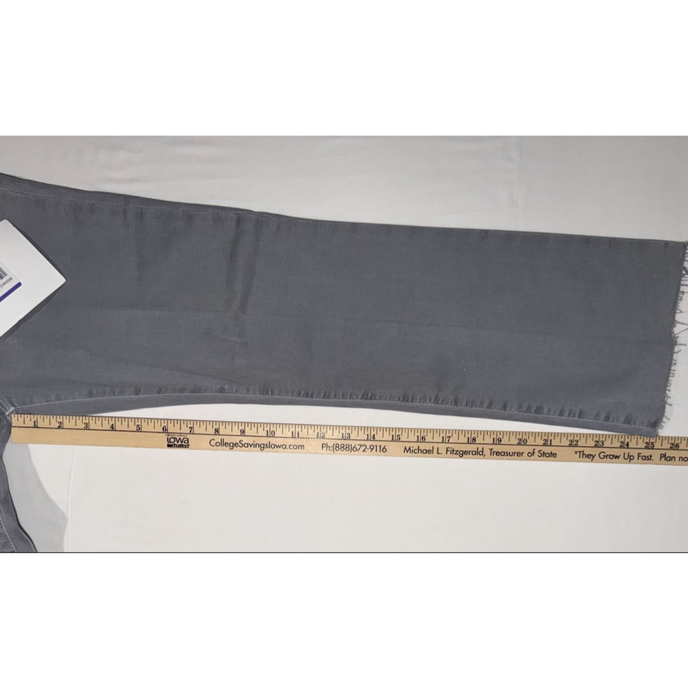 J Brand Selena MidRise Crop Boot Jeans Georgetown Grey Raw Hem 28 NWT Kick Flare - Picture 9 of 13